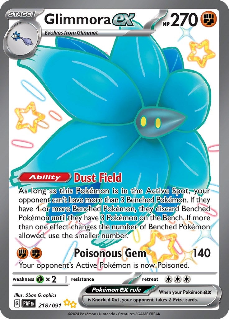 Image for Glimmora ex (218/091) (SV: Paldean Fates) - Pokemon
