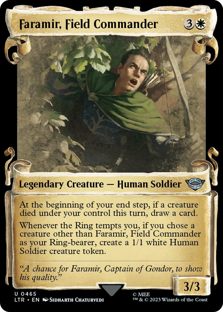 Faramir, Field Commander (Showcase Scrolls) (465) (LTR)