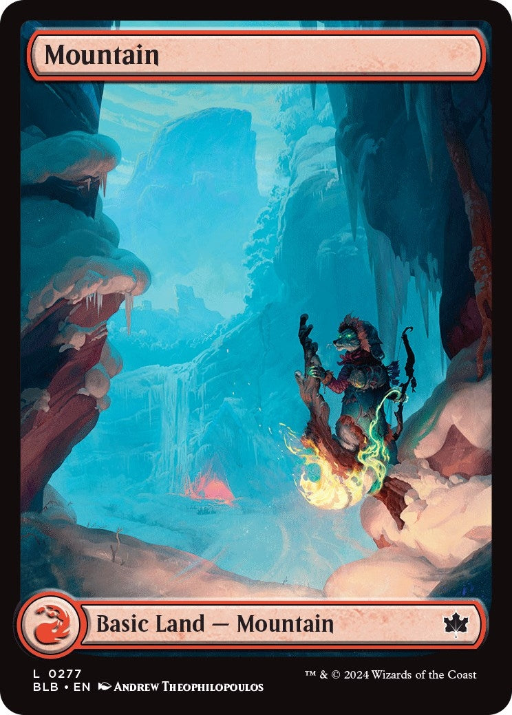 Image for Mountain (0277) (277) (Bloomburrow) - Magic: The Gathering