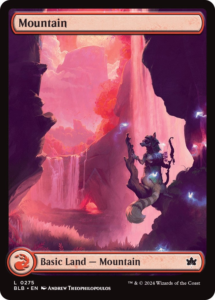 Image for Mountain (0275) (275) (Bloomburrow) - Magic: The Gathering
