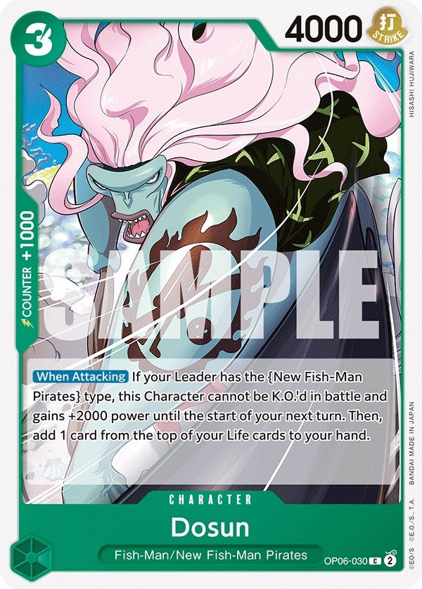 Image for Dosun (OP06-030) (Wings of the Captain) - One Piece Card Game