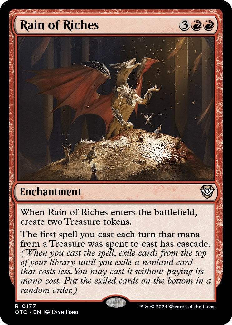 Image for Rain of Riches (177) (Outlaws of Thunder Junction) - Magic: The Gathering