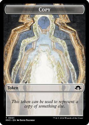 Copy // Treasure Double-Sided Token (1 // 34) (MH3)