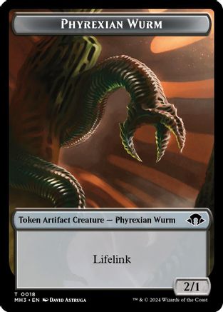 Phyrexian Wurm Token (0018) (18) (MH3)