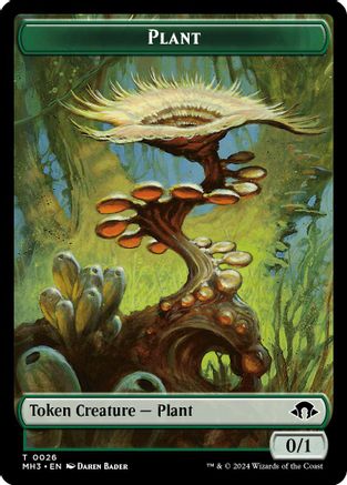 Plant // Energy Reserve Double-Sided Token (26 // 36) (MH3)