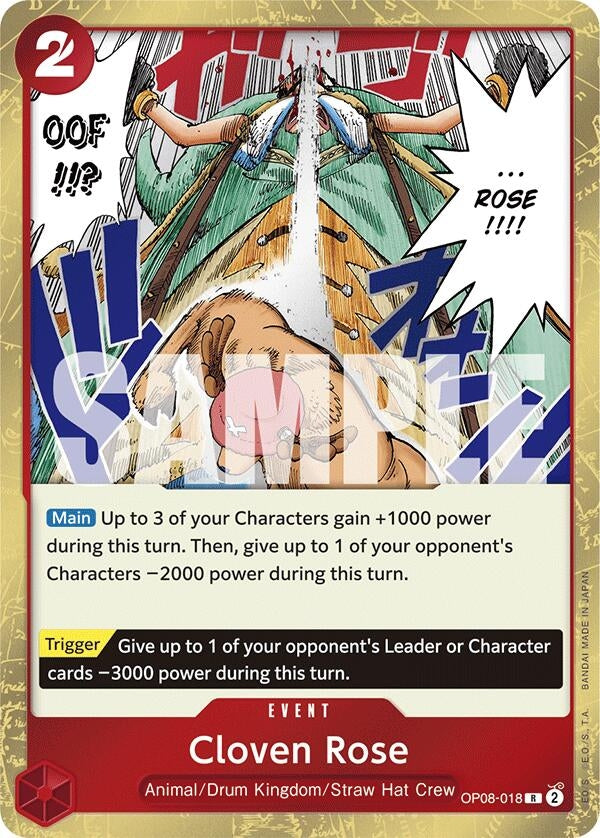 Image for Cloven Rose (OP08-018) (Two Legends) - One Piece Card Game