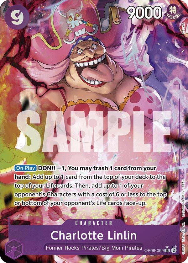 Image for Charlotte Linlin (Parallel) (OP08-069) (Two Legends) - One Piece Card Game