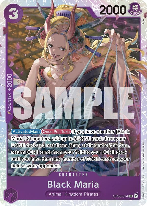 Image for Black Maria (OP08-074) (Two Legends) - One Piece Card Game