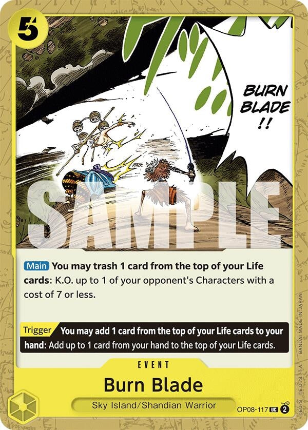 Burn Blade (OP08-117) (Two Legends)
