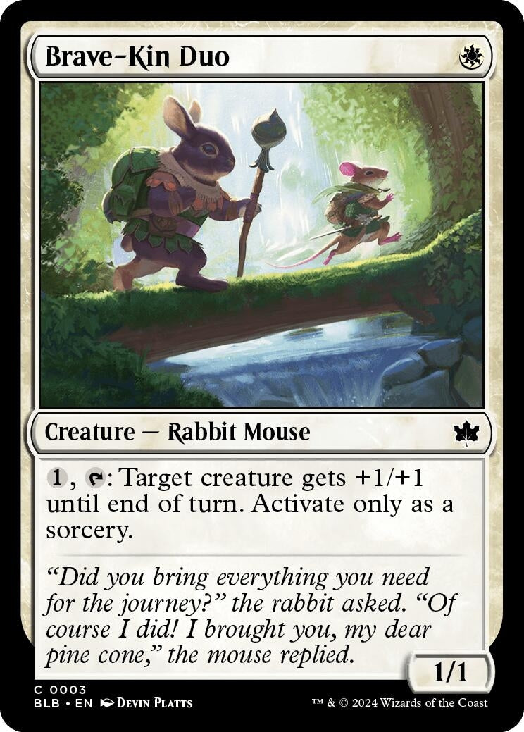Image for Brave-Kin Duo (3) (Bloomburrow) - Magic: The Gathering