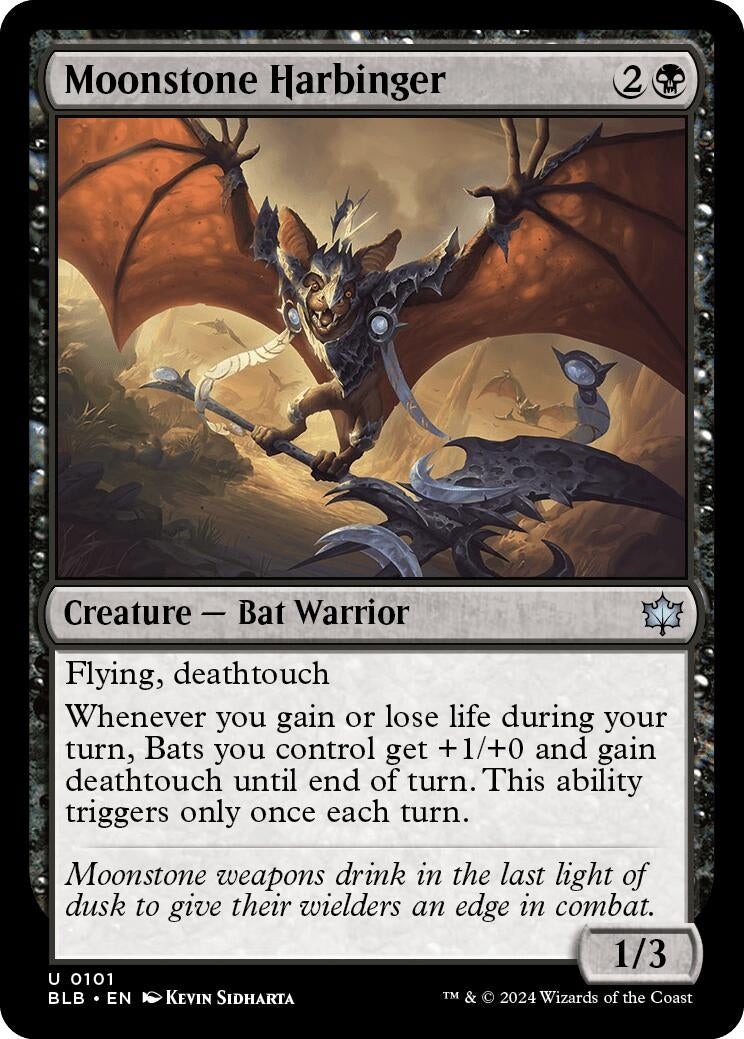 Image for Moonstone Harbinger (101) (Bloomburrow) - Magic: The Gathering