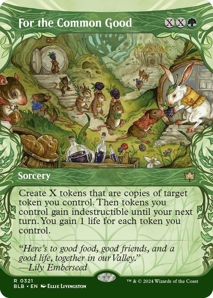 Image for For the Common Good (Showcase) (321) (Bloomburrow) - Magic: The Gathering