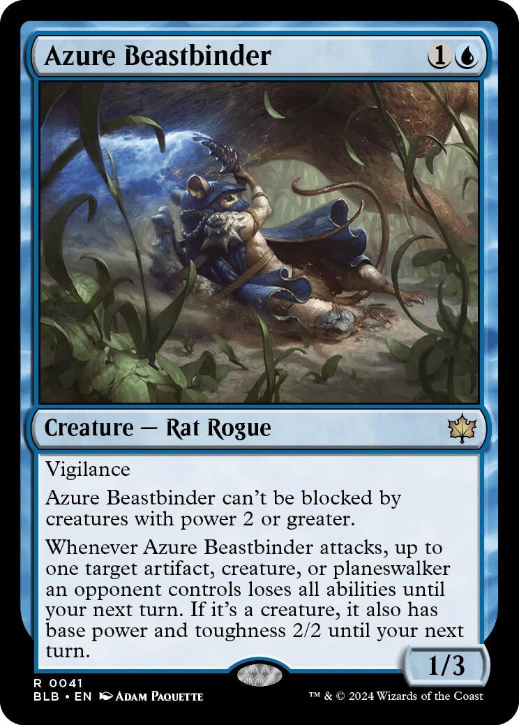 Azure Beastbinder (41) (Bloomburrow)