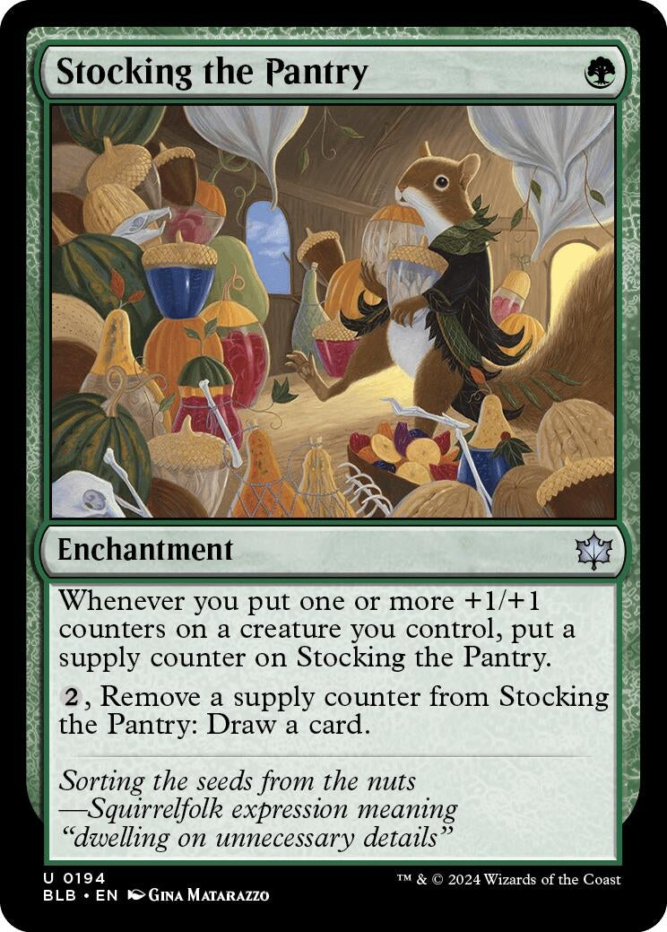 Image for Stocking the Pantry (194) (Bloomburrow) - Magic: The Gathering