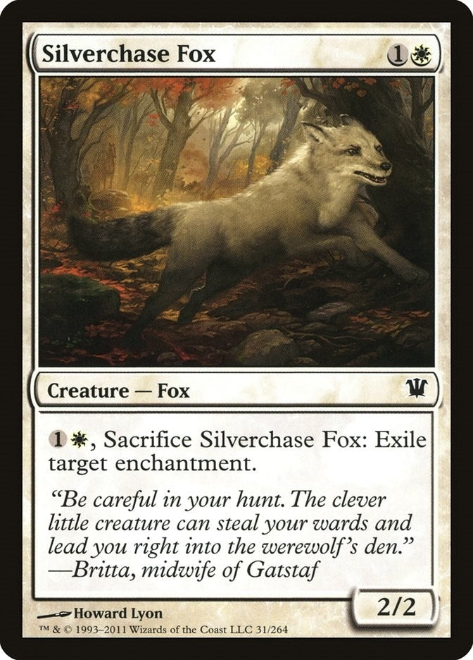 Image for Silverchase Fox (31) (Innistrad) - Magic: The Gathering