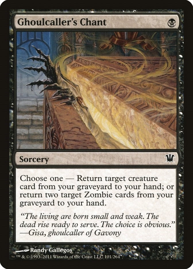 Image for Ghoulcaller's Chant (101) (Innistrad) - Magic: The Gathering