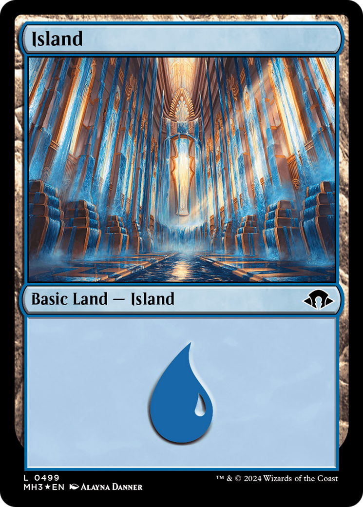 Island (0499) (Ripple Foil) (499) (MH3)