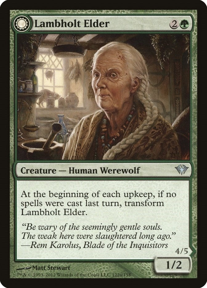 Image for Lambholt Elder (122) (Dark Ascension) - Magic: The Gathering
