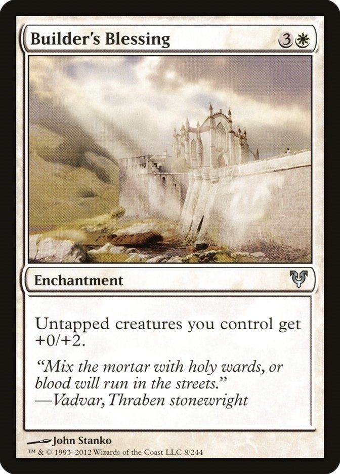 Builder's Blessing (8) (Avacyn Restored)