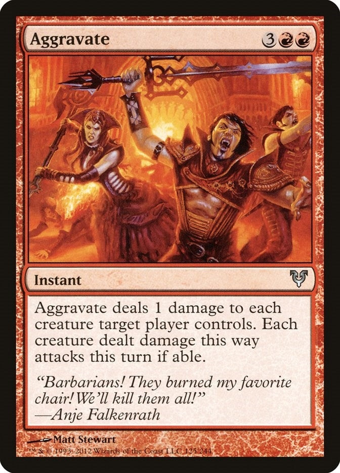 Image for Aggravate (125) (Avacyn Restored) - Magic: The Gathering