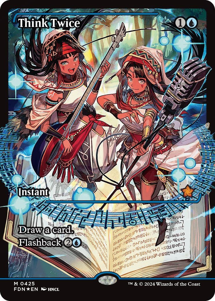 Image for Think Twice (Showcase) (425) (Foundations) - Magic: The Gathering