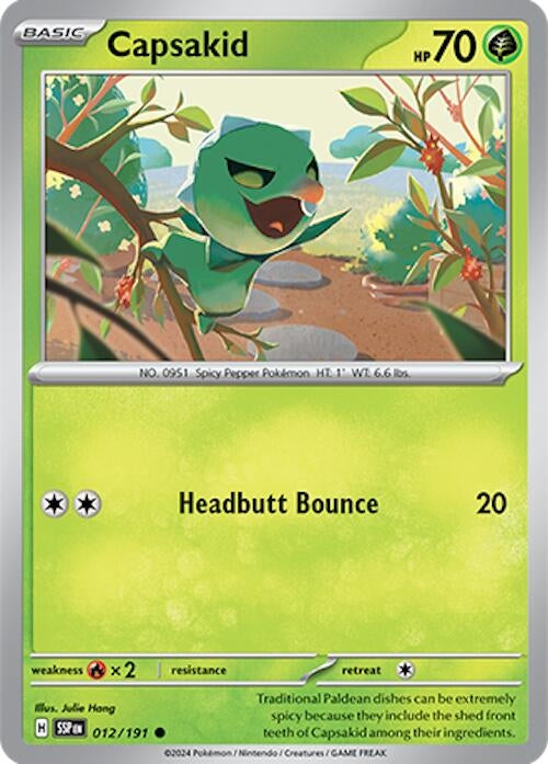 Capsakid (012/191) (SV08: Surging Sparks)