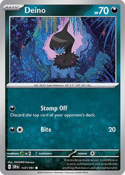 Deino (117/191) (SV08: Surging Sparks)