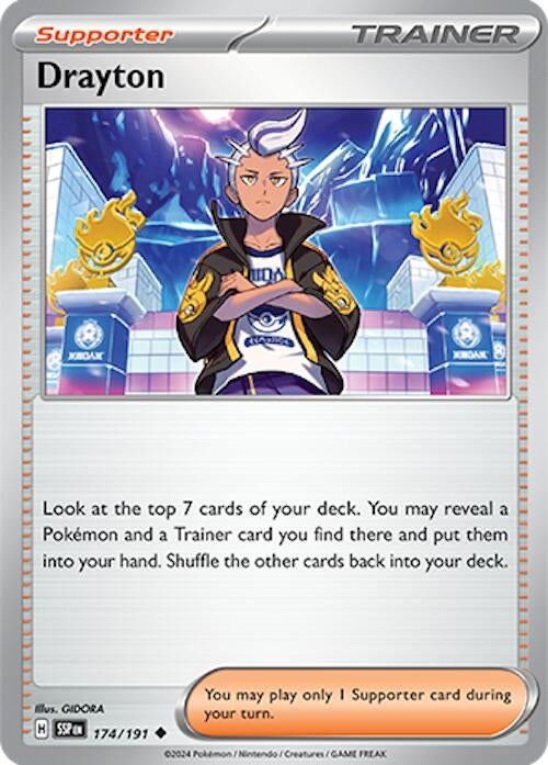 Drayton (174/191) (SV08: Surging Sparks)