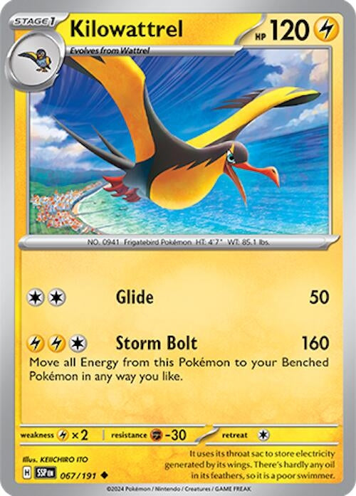 Kilowattrel (067/191) (SV08: Surging Sparks)
