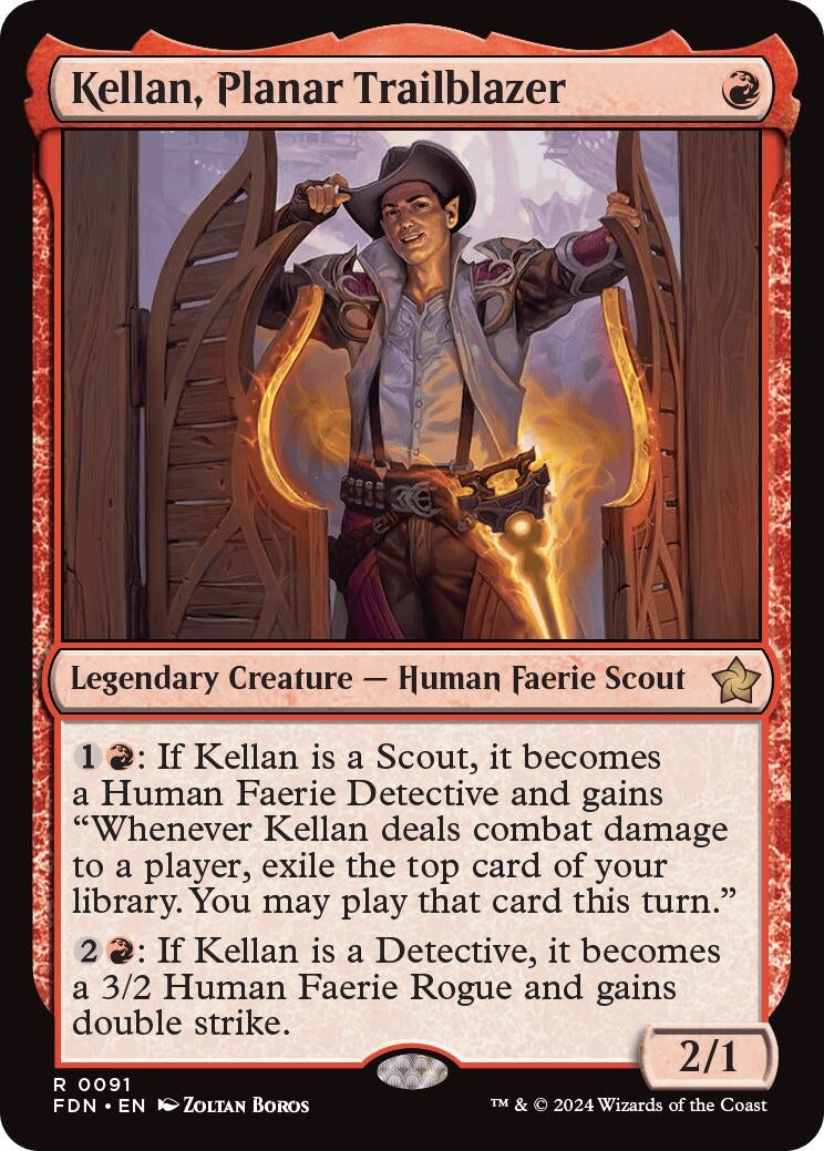 Kellan, Planar Trailblazer (91) (Foundations)