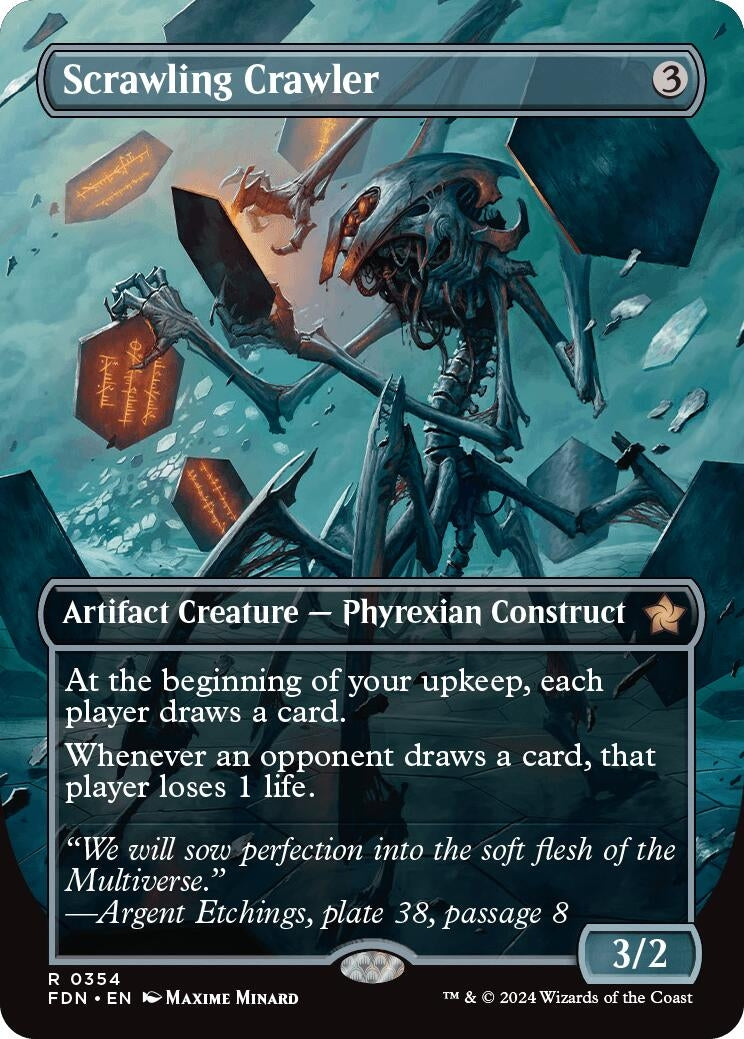 Image for Scrawling Crawler (Borderless) (354) (Foundations) - Magic: The Gathering