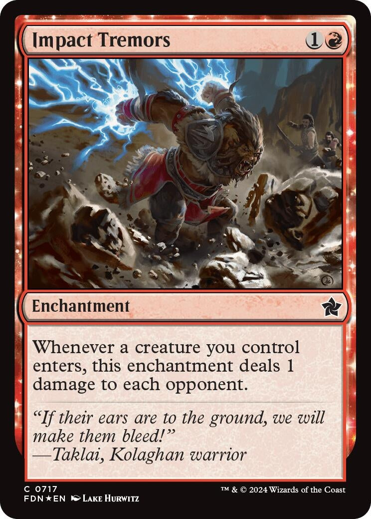 Impact Tremors (717) (Foundations)