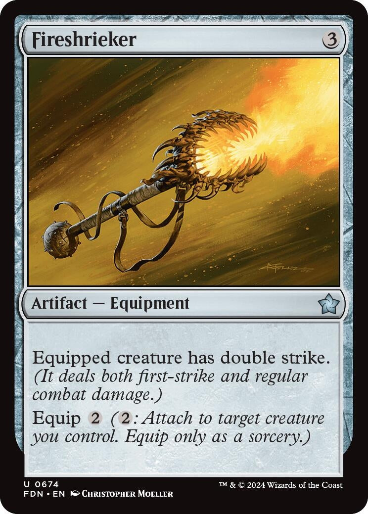Image for Fireshrieker (674) (Foundations) - Magic: The Gathering