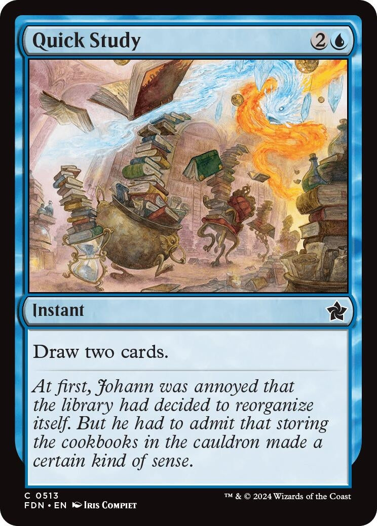 Image for Quick Study (513) (Foundations) - Magic: The Gathering