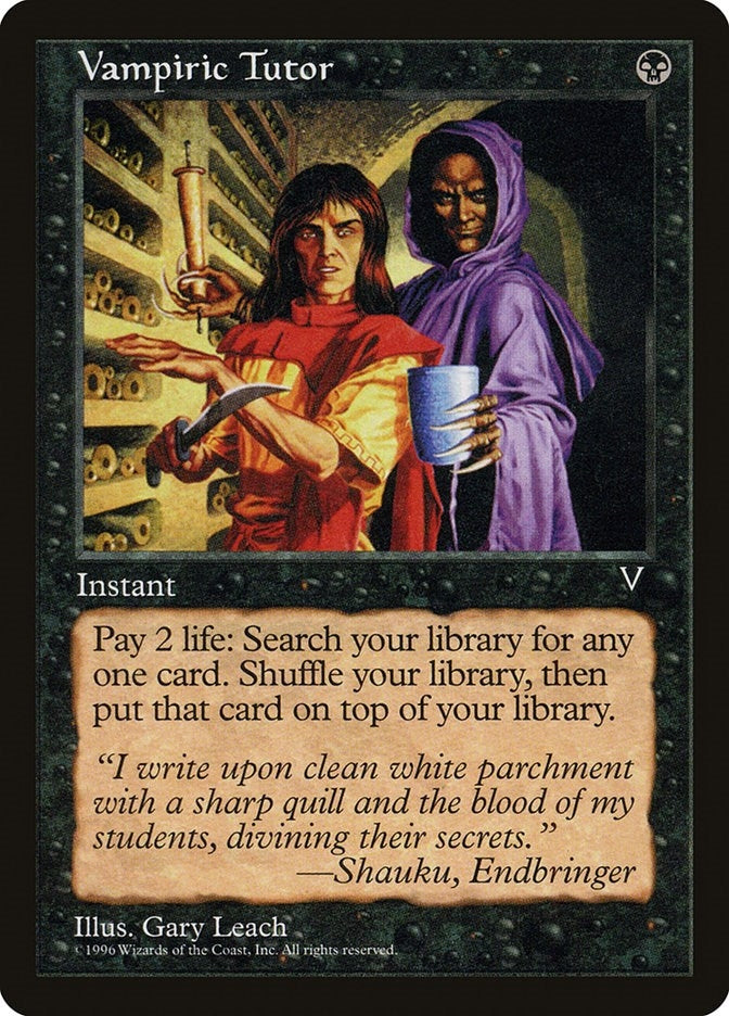 Vampiric Tutor (Visions)