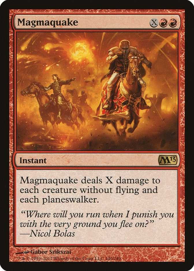 Image for Magmaquake (140) (Magic 2013 (M13)) (M13) - Magic: The Gathering