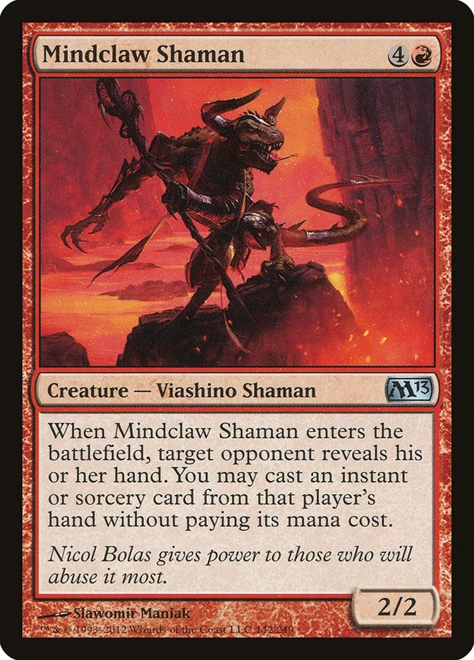 Image for Mindclaw Shaman (142) (Magic 2013 (M13)) (M13) - Magic: The Gathering