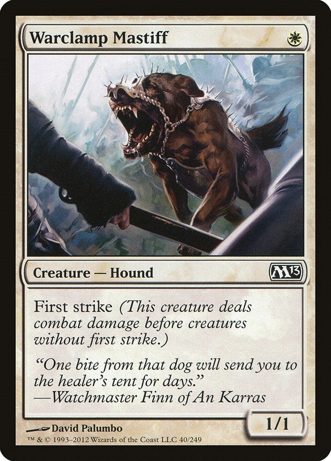 Image for Warclamp Mastiff (40) (Magic 2013 (M13)) - Magic: The Gathering