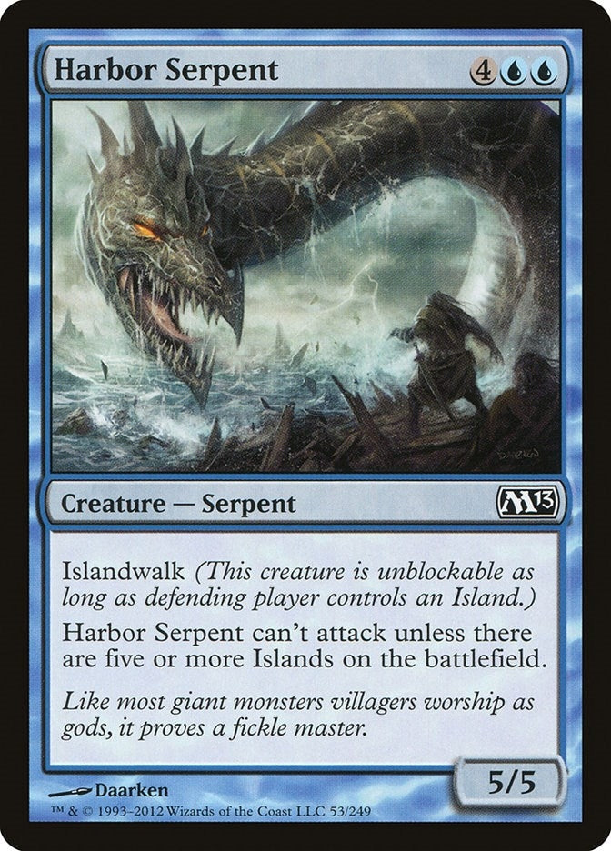 Image for Harbor Serpent (53) (Magic 2013 (M13)) (M13) - Magic: The Gathering