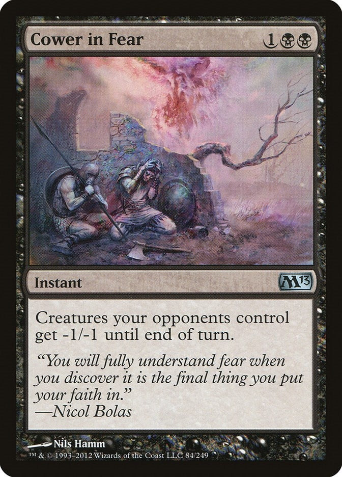 Cower in Fear (84) (Magic 2013 (M13))