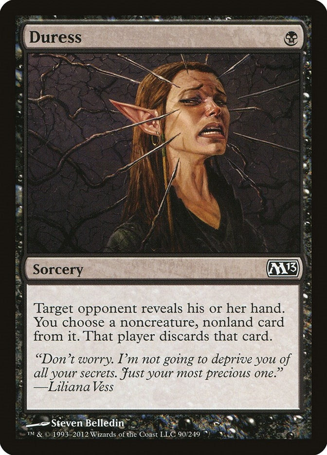 Image for Duress (90) (Magic 2013 (M13)) (M13) - Magic: The Gathering