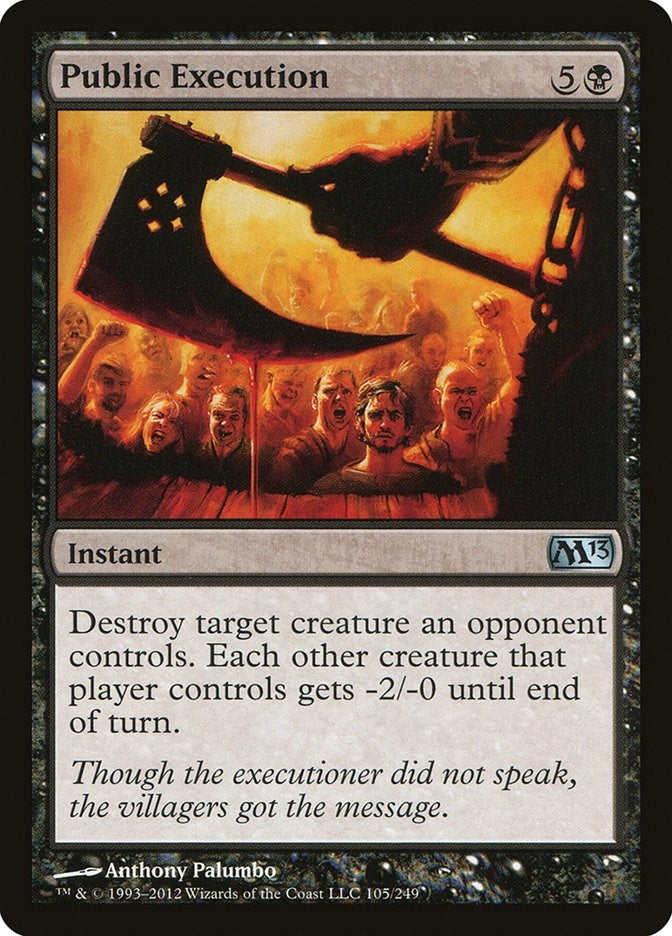 Image for Public Execution (105) (Magic 2013 (M13)) - Magic: The Gathering