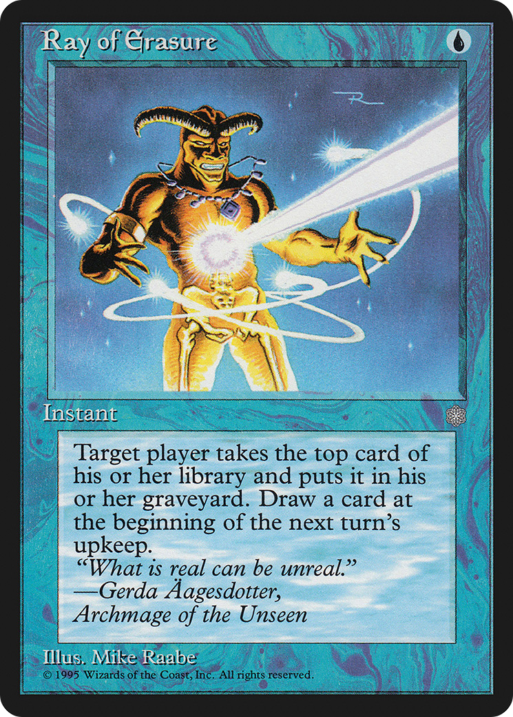 Ray of Erasure (ICE)