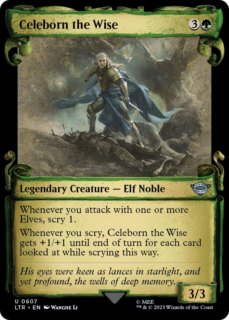 Celeborn the Wise (Showcase Scrolls) (607) (LTR)