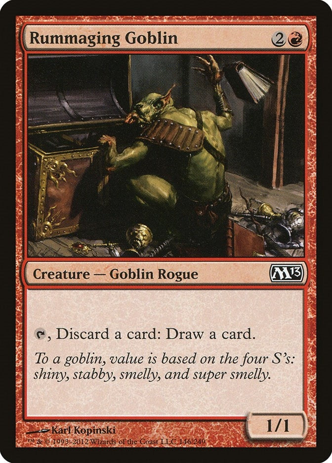 Rummaging Goblin (146) (Magic 2013 (M13))