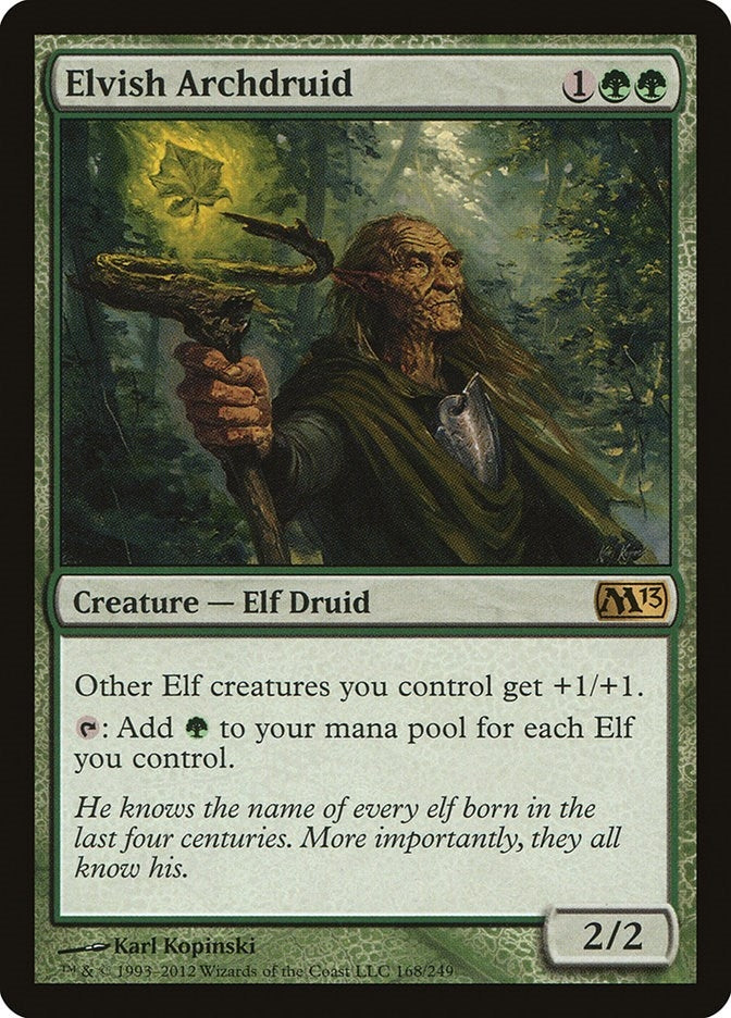 Image for Elvish Archdruid (168) (Magic 2013 (M13)) (M13) - Magic: The Gathering