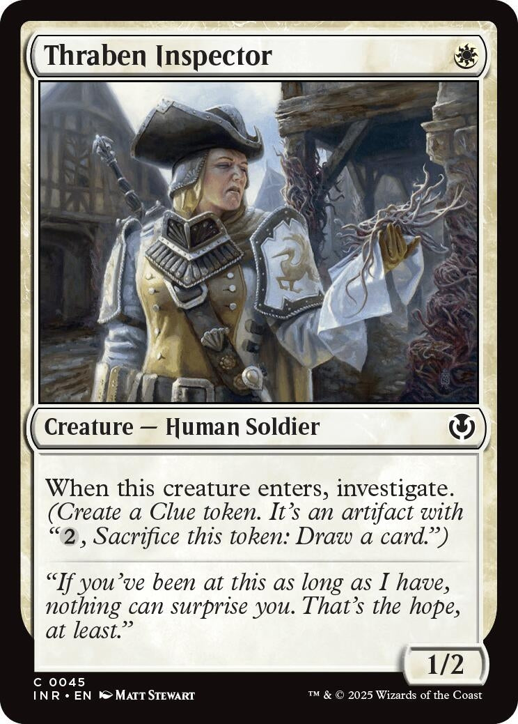 Image for Thraben Inspector (45) (Innistrad Remastered) - Magic: The Gathering