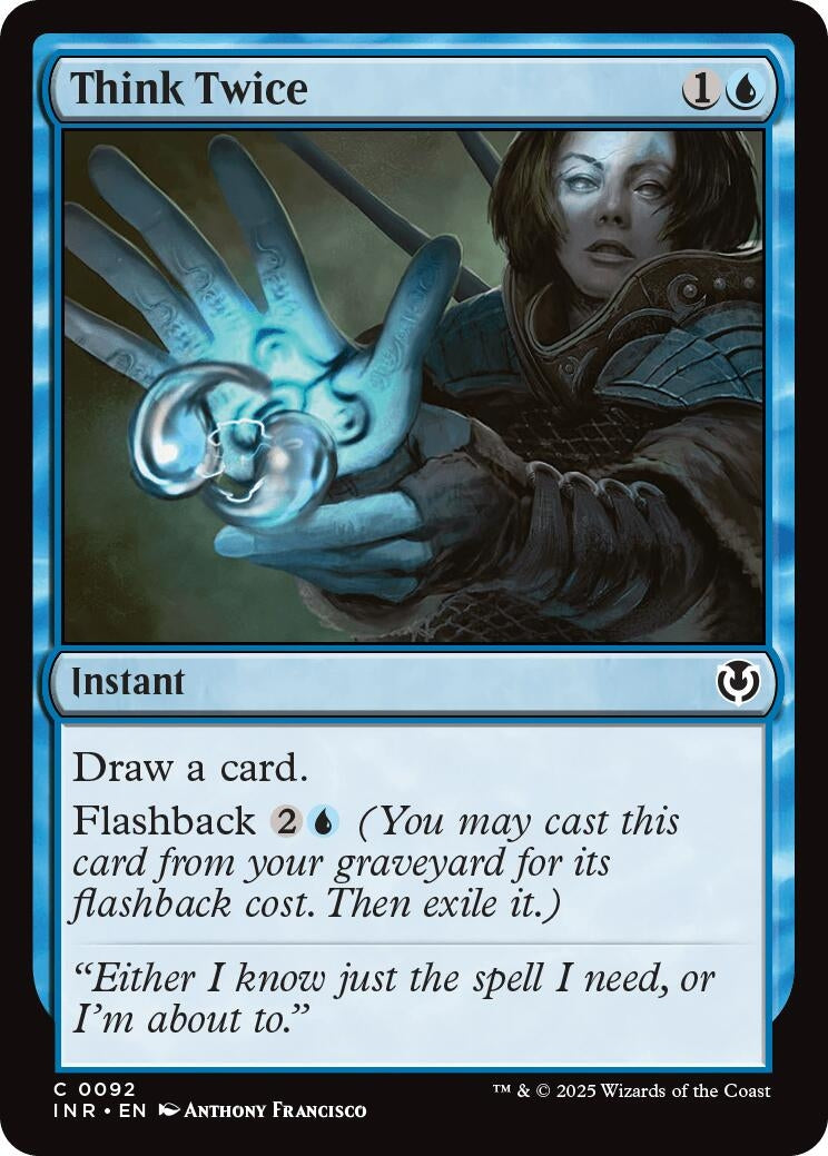 Image for Think Twice (92) (Innistrad Remastered) - Magic: The Gathering