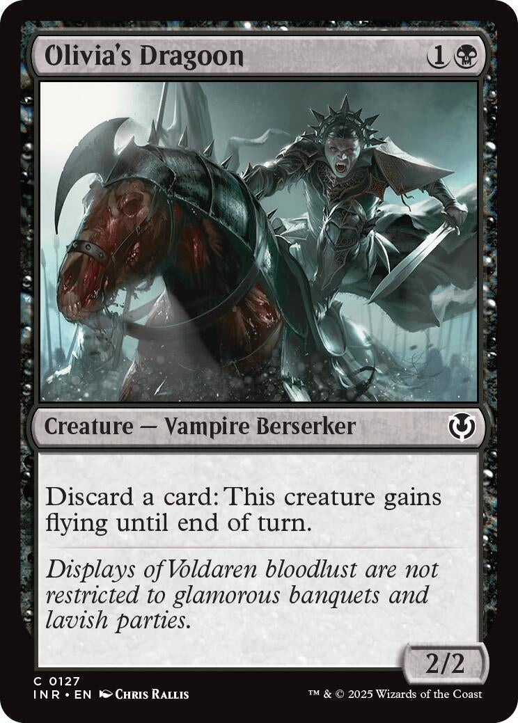 Image for Olivia's Dragoon (127) (Innistrad Remastered) - Magic: The Gathering