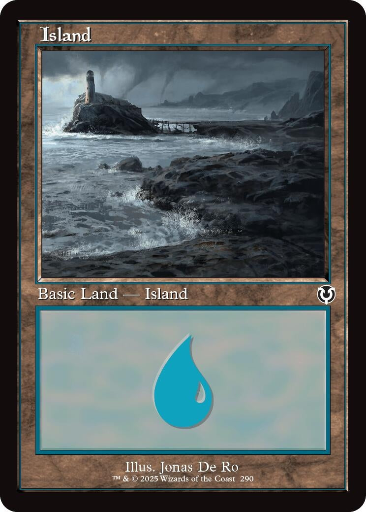 Image for Island (290) (Retro Frame) (290) (Innistrad Remastered) - Magic: The Gathering